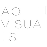 AO Visuals logo, AO Visuals contact details