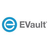 EVault logo, EVault contact details