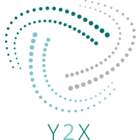 Y2X logo, Y2X contact details