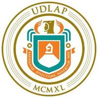 UDLAP logo, UDLAP contact details