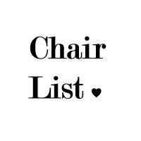 chairlist logo, chairlist contact details