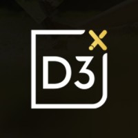 D3x logo, D3x contact details