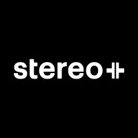 stereo plus logo, stereo plus contact details