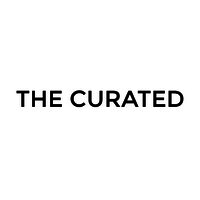 THE CURATED logo, THE CURATED contact details