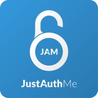 JustAuthMe logo, JustAuthMe contact details