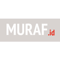 MURAF.id logo, MURAF.id contact details