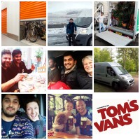 Tom's Vans logo, Tom's Vans contact details