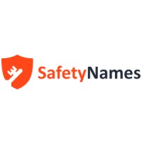 SafetyNames logo, SafetyNames contact details