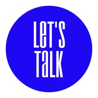 LET'S TALK logo, LET'S TALK contact details