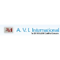 A V I International logo, A V I International contact details