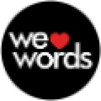 WeLoveWords logo, WeLoveWords contact details