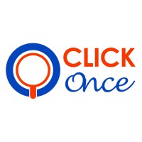 Click Once logo, Click Once contact details