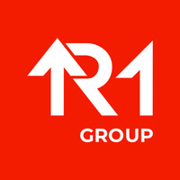 R1 Group logo, R1 Group contact details