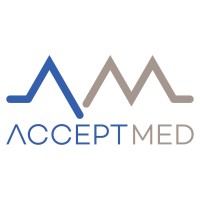 AcceptMed logo, AcceptMed contact details