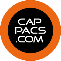 CapPacs logo, CapPacs contact details