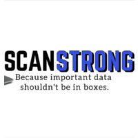 ScanStrong logo, ScanStrong contact details