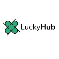 LuckyHub logo, LuckyHub contact details