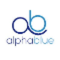 AlphaBlue logo, AlphaBlue contact details