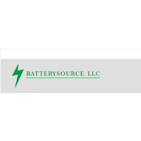 BatterySource logo, BatterySource contact details