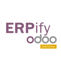 ERPify logo, ERPify contact details