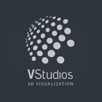 VStudios 3D logo, VStudios 3D contact details