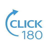 Click 180 logo, Click 180 contact details