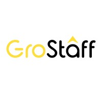 GroStaff logo, GroStaff contact details