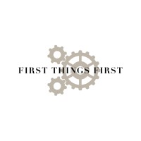 First Things First logo, First Things First contact details