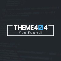 Theme404 logo, Theme404 contact details