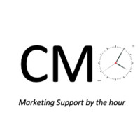 CMO by the hour logo, CMO by the hour contact details