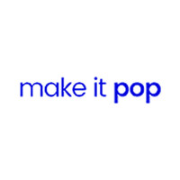 make it pop logo, make it pop contact details