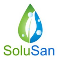 SoluSan logo, SoluSan contact details