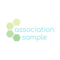 Association Sample logo, Association Sample contact details