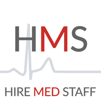 HireMedStaff logo, HireMedStaff contact details