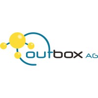 outbox AG logo, outbox AG contact details