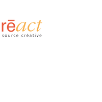 Création Réact logo, Création Réact contact details