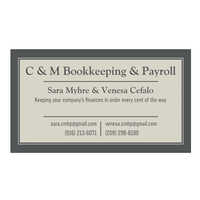 C & M Bookkeeping & Payroll logo, C & M Bookkeeping & Payroll contact details