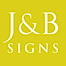 J&B Signs, Inc. logo, J&B Signs, Inc. contact details