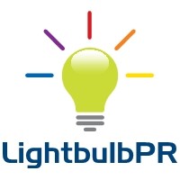 LightbulbPR logo, LightbulbPR contact details