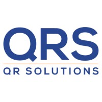 QR Solutions logo, QR Solutions contact details