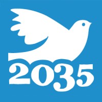 World Peace 2035 logo, World Peace 2035 contact details