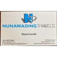 Nunawading Panels logo, Nunawading Panels contact details