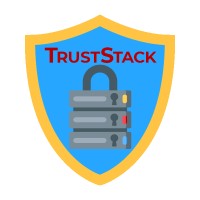 TrustStack logo, TrustStack contact details