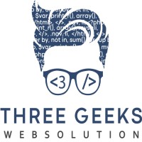 Three Geeks logo, Three Geeks contact details