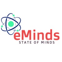 e Minds logo, e Minds contact details