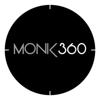 MONK 360 logo, MONK 360 contact details