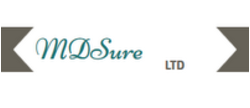 MDSURE logo, MDSURE contact details