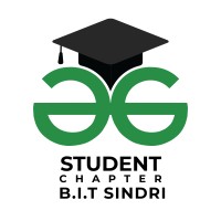 GeeksforGeeks B.I.T Sindri logo, GeeksforGeeks B.I.T Sindri contact details