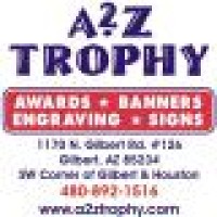 A2z Trophy logo, A2z Trophy contact details