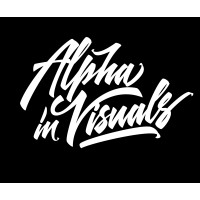 Alpha in visuals logo, Alpha in visuals contact details